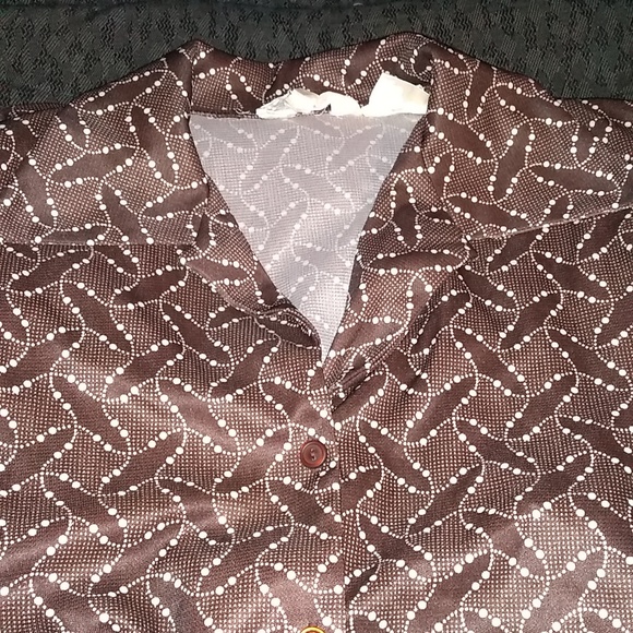 Vintage Retro 1970s Spear Point Collar Shirt, The Dorce, Made in Poland … - Picture 4 of 12